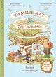 Livre cartonné : quatre saisons. chat de famille.