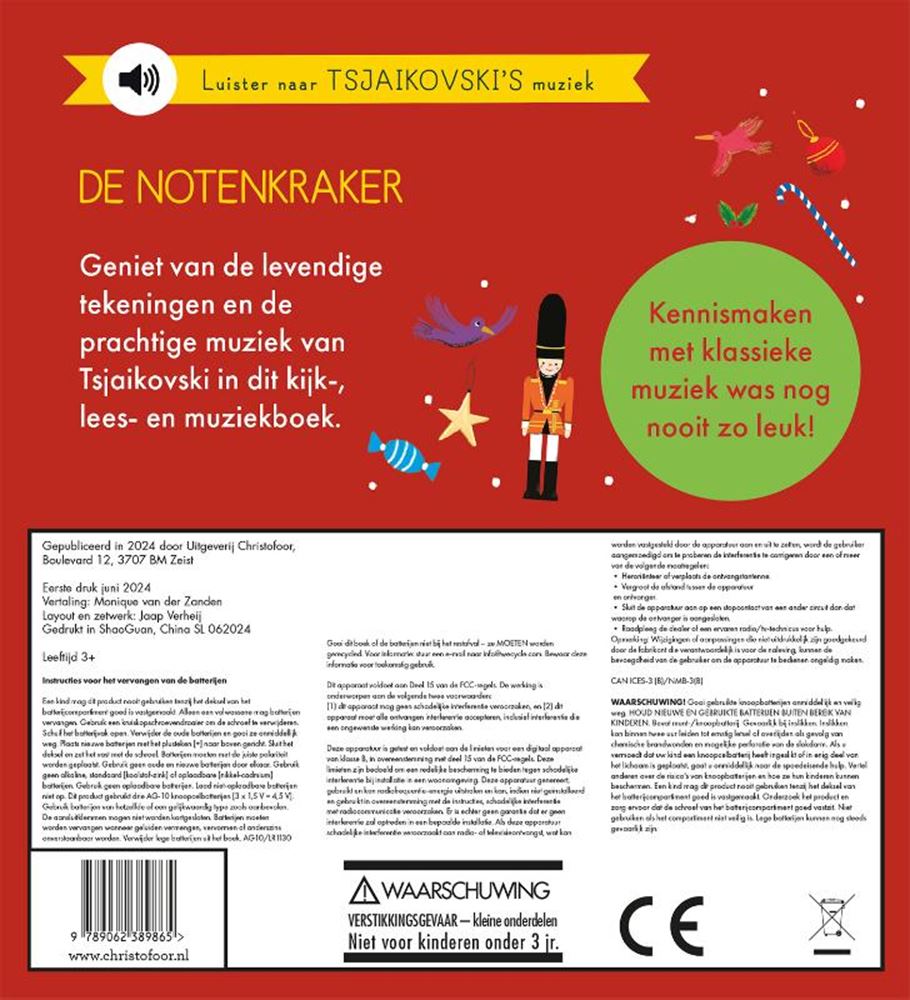 Le livre sonore de Casse-Noisette. 4+
