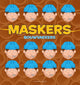 Fabrication de masques - ouvriers du bâtiment