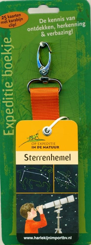 Carnet d'expédition+clip : ciel étoilé (6 pcs)