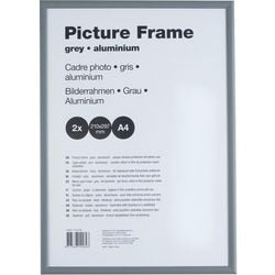 Cadre d'échange aluminium nd antireflet 21x29,7cm gris