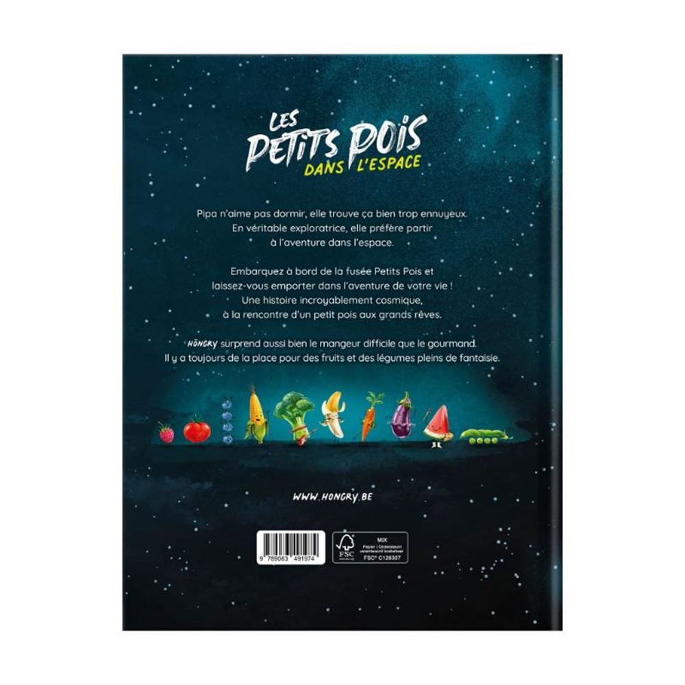 Les petits pois dans l'espace 2+