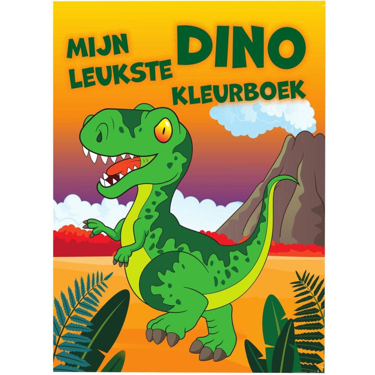 Mon plus beau livre de coloriage dino, 48pag.