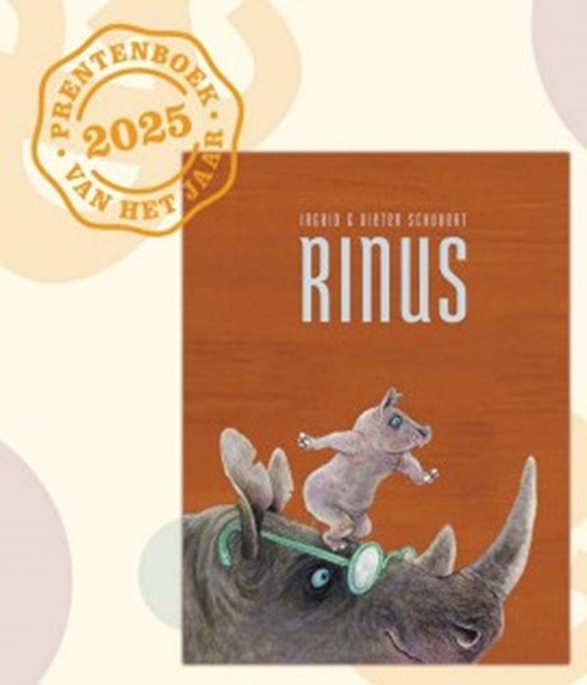 Livre d'images Rinus avec peluche. 4+