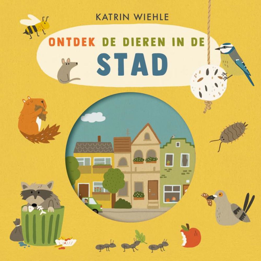 Livre cartonné : les animaux en ville 3+