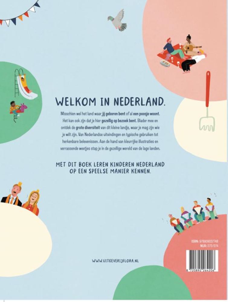 Ce livre parle des Pays-Bas. livre cartonné