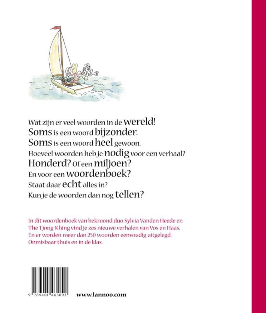 Renard et lièvre. le dictionnaire de la vue.