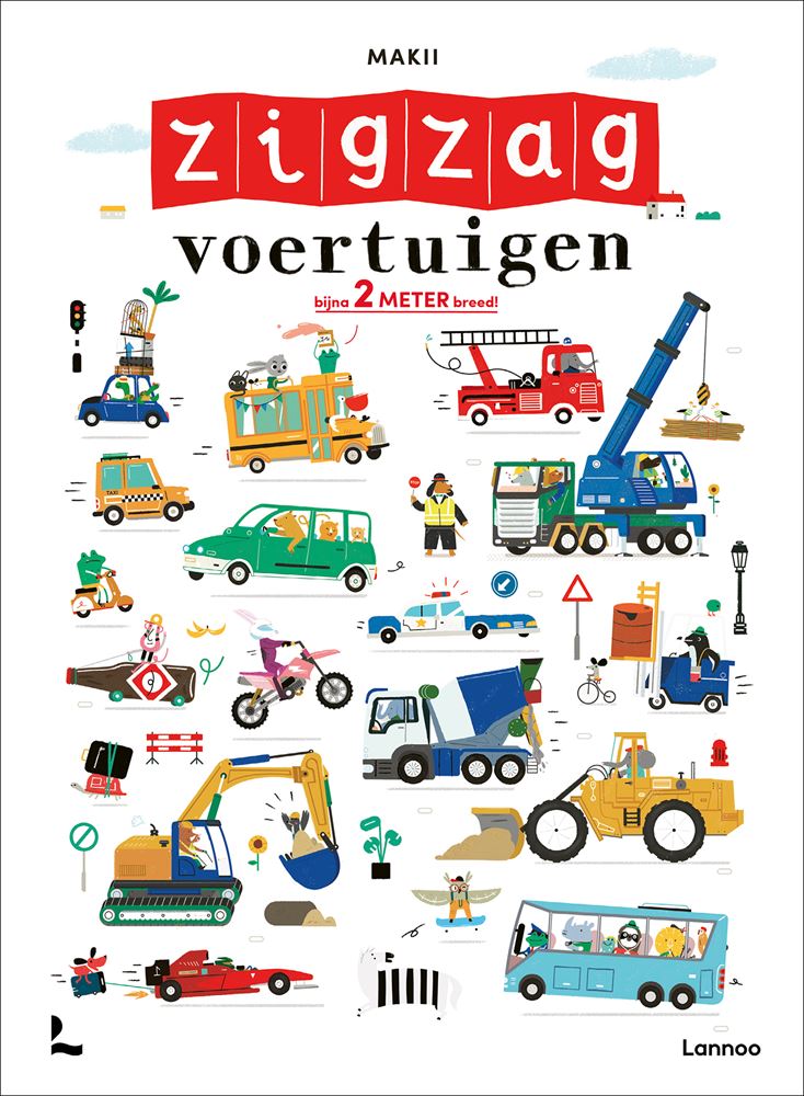 Véhicules en zigzag de près de 2 mètres de large.