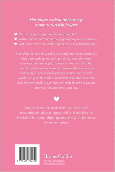 Elma van Vliet, dis-moi - maman, dis-moi - journal