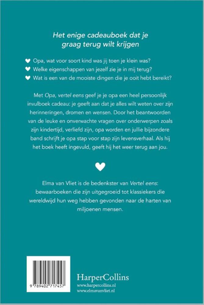 Elma van vliet, dis-moi - grand-père, dis-moi