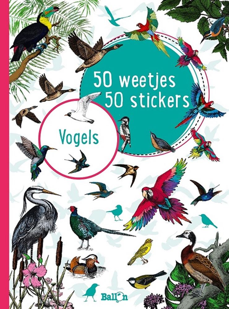 50 faits 50 autocollants - oiseaux