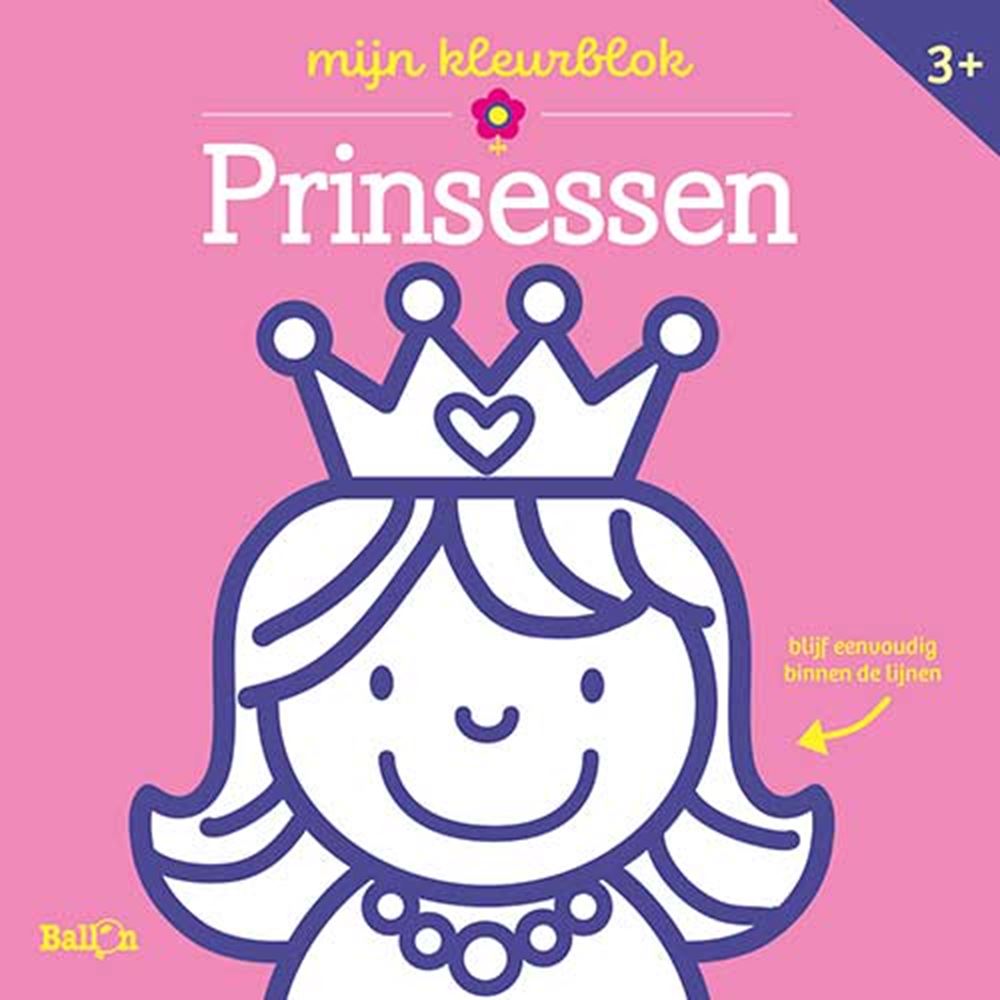Livre Color Block Princesses Dikke Lignes