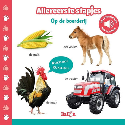 Livre de sons d'éditeur standard - à la ferme