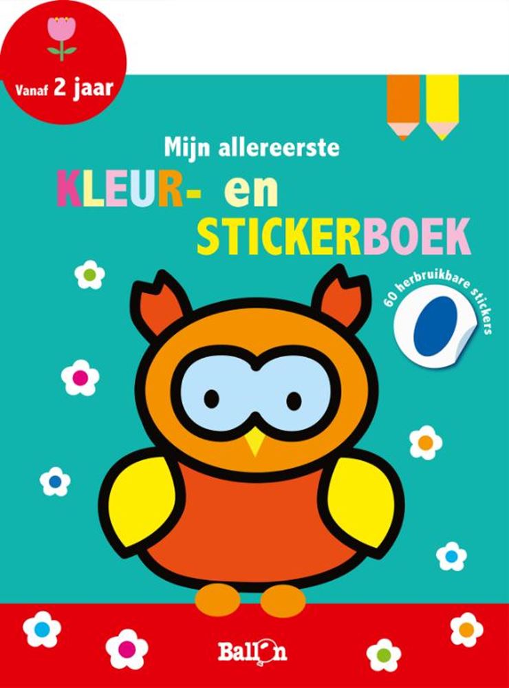 Mon tout premier livre de coloriages et d'autocollants