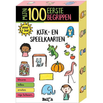 Cartes de visualisation et de jeu de maison d'édition standard - mes 100 premiers concepts