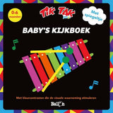Tic tac éditeur standard - livre de visualisation pour bébé 0-6 mois - afbeelding 1
