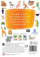 Autocollants à paillettes d'éditeur standard - animaux sauvages - afbeelding 2