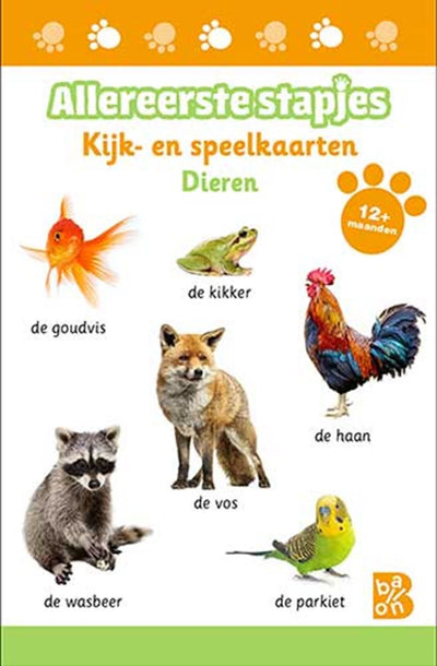 Éditeur standard visualisant et jouant aux cartes les premiers pas des animaux