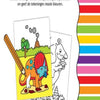 Livre de coloriage éditeur standard avec crayons - dinosaures