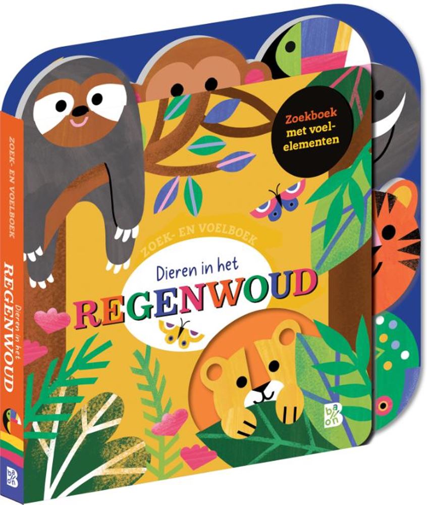 Recherche de livres et ressentir des animaux de livre dans la forêt tropicale
