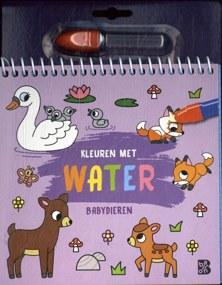 Coloriage éditeur standard à l'eau - bébés animaux