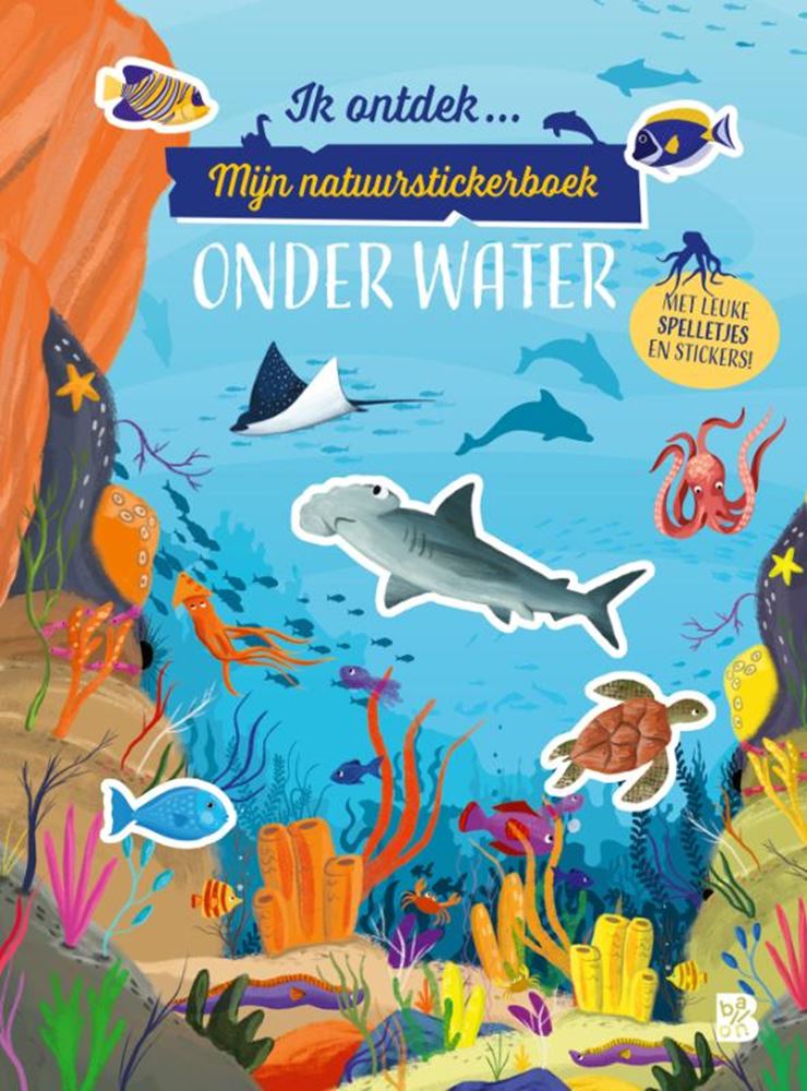 Éditeur standard mon livre d'autocollants nature - sous l'eau