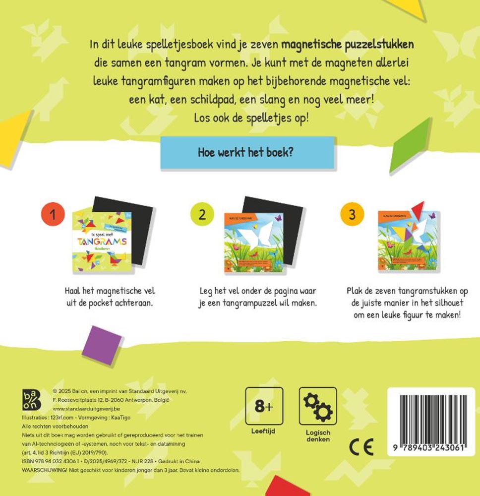 Éditeur standard Je joue avec les tangrams - animaux de compagnie
