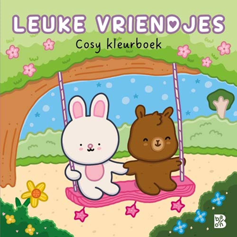 Livre de coloriage douillet : amis sympas 4+