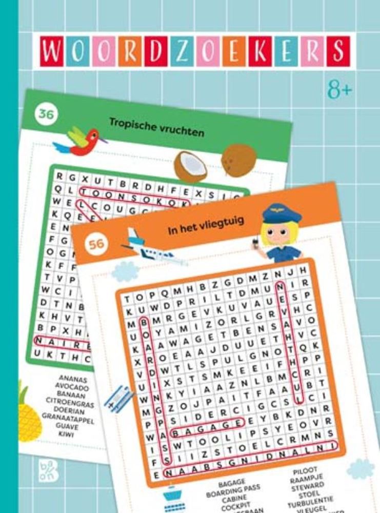 Livres de puzzle 1 - recherches de mots 8+