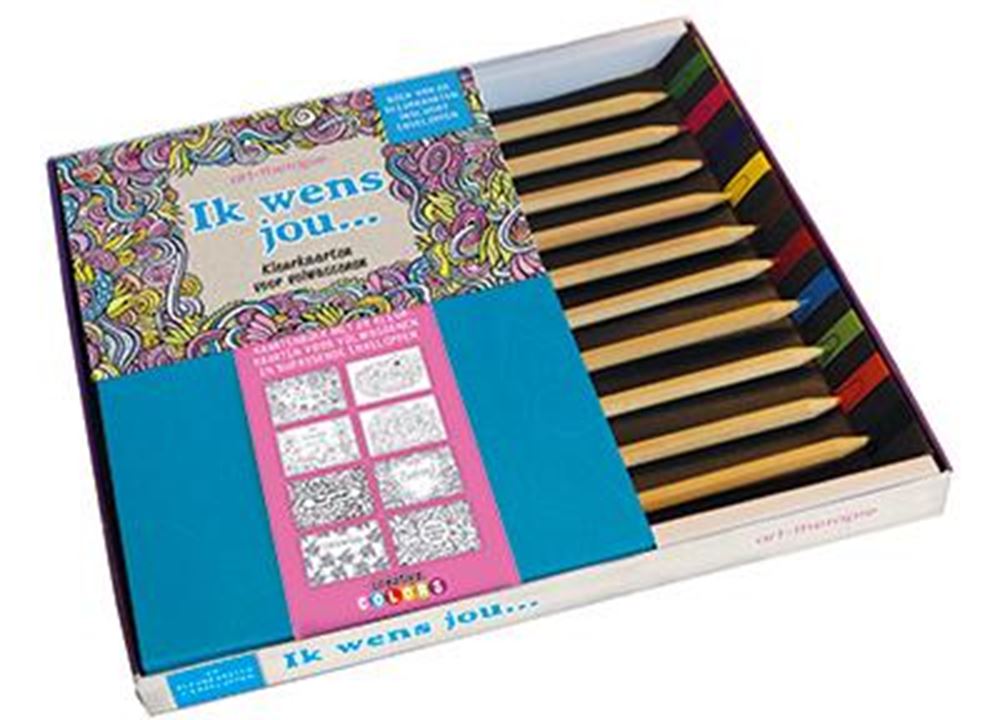 Livre de coloriage : Je te souhaite (20 cartes)