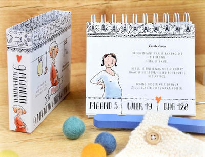 Imagebooks o'baby Calendrier compte à rebours de 9 mois
