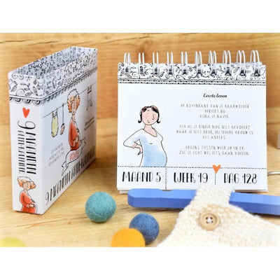 Imagebooks o'baby Calendrier compte à rebours de 9 mois