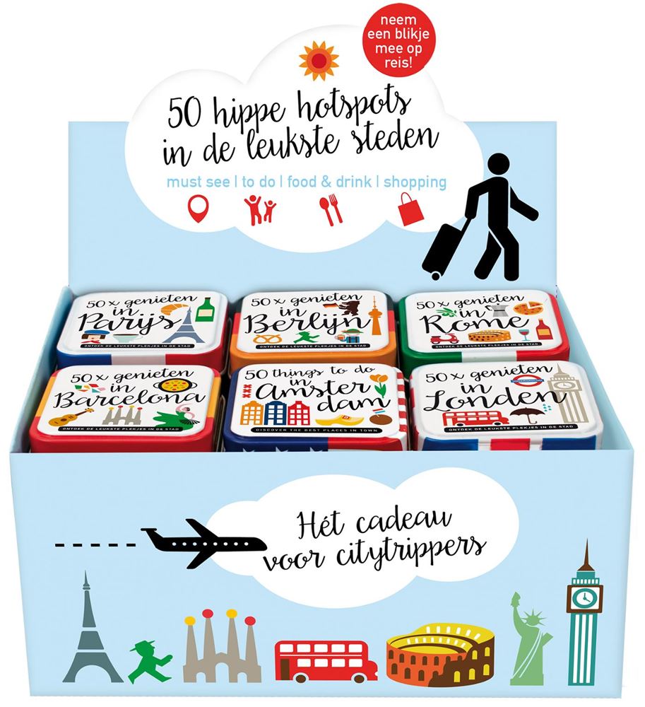Présentoir canettes de ville 6 x 3 exemplaires