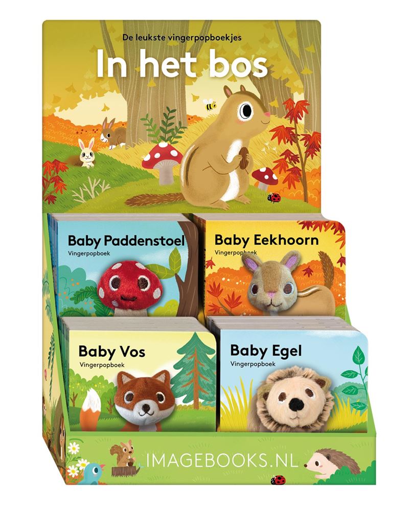 Afficher vingerpopboekjes in het bos - 4