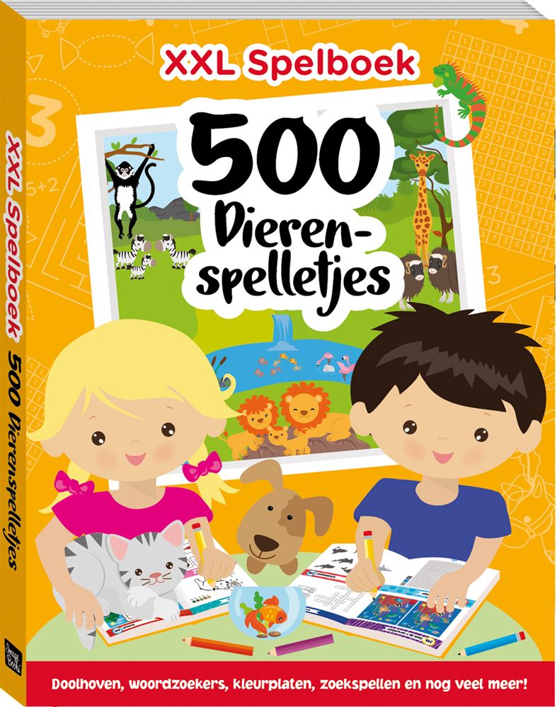 Livre de jeux XXL - 500 jeux d'animaux 6+