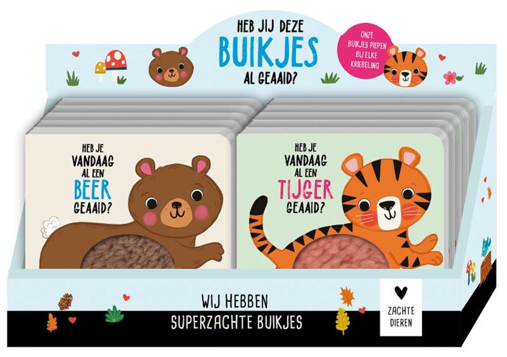Présentoir ventres super mous 2 x 5 ex. 3+