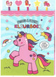 Livre de coloriage avec des crayons de couleur - amis licornes