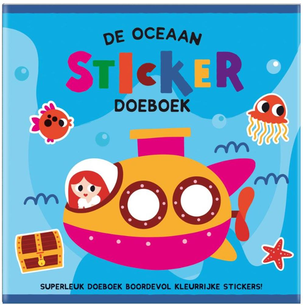 Le cahier d'activités autocollants océan - (lot de 4)