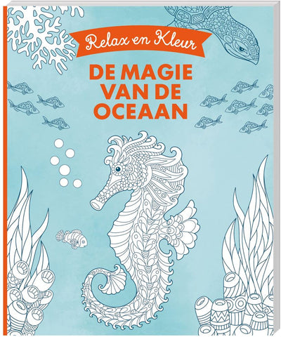 Livre de coloriage Interstat détente et couleur - la magie de l'océan