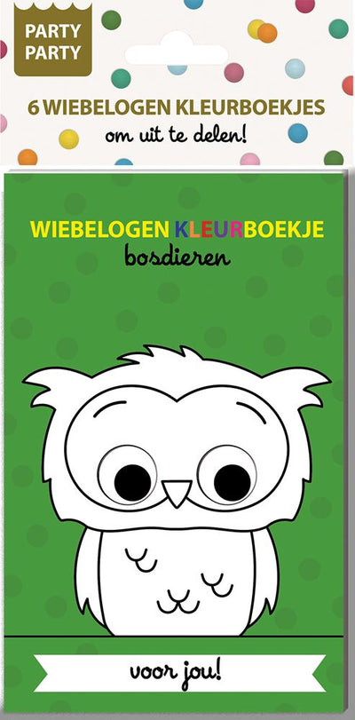 Ty par par 6 livres de coloriage yeux écarquillés -