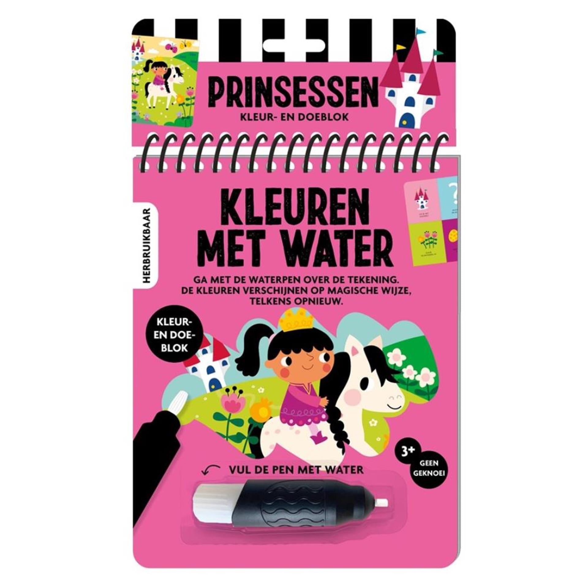 Livres d'images à colorier avec de l'eau - princesses