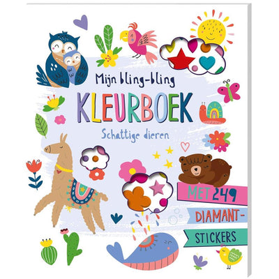 Livres d'images livre de coloriage bling-bling animaux mignons