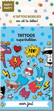 Ty par par 6 livrets de tatouage - super-héros