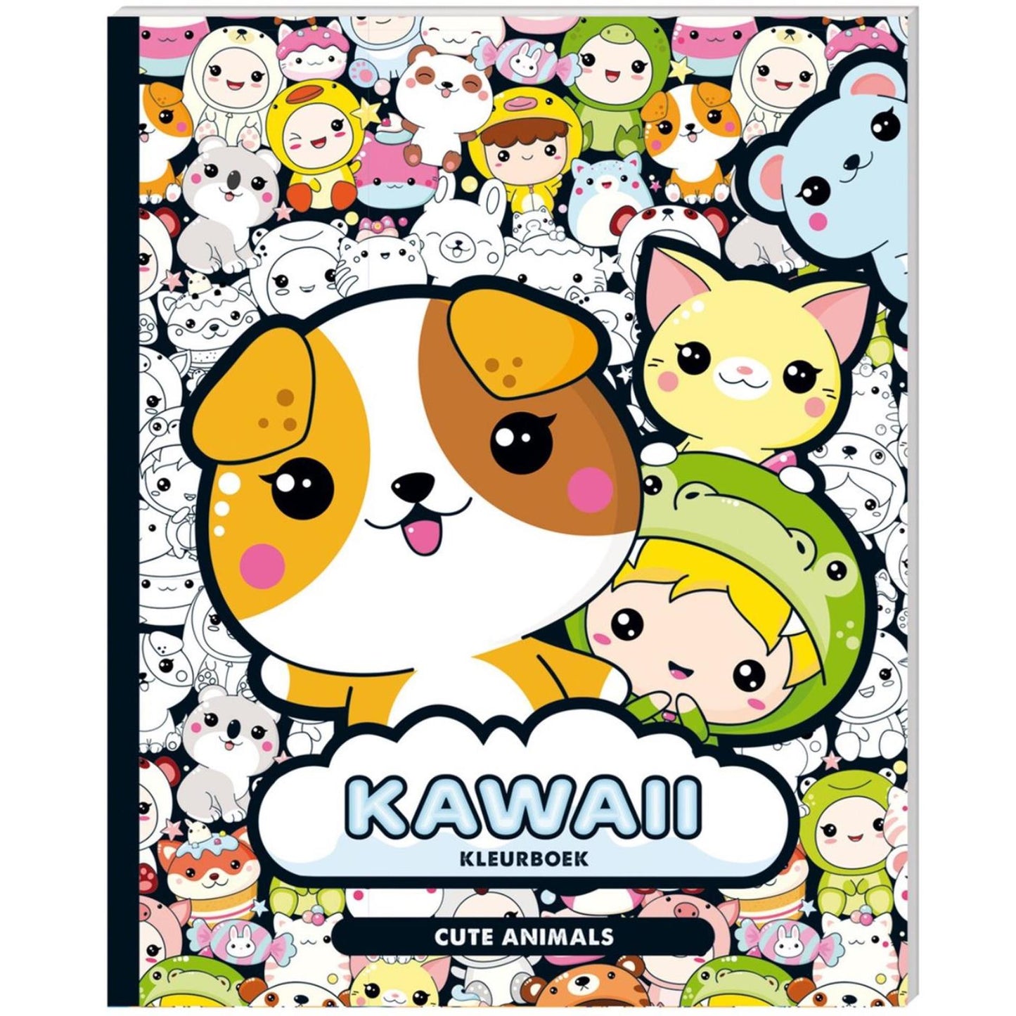 Imagebooks livre de coloriage kawaii - animaux mignons