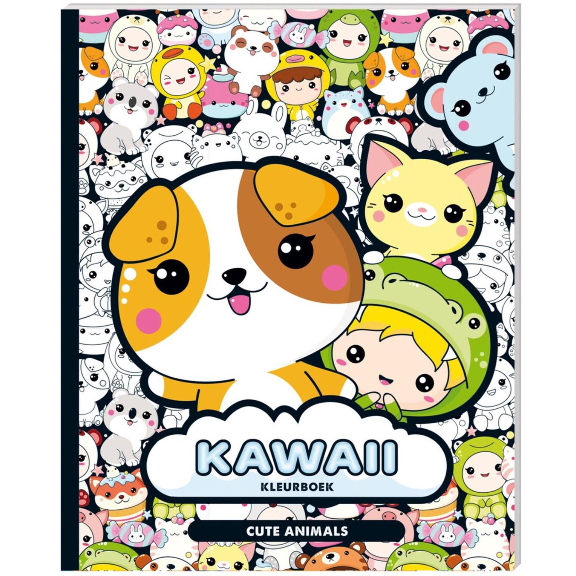 Imagebooks livre de coloriage kawaii - animaux mignons