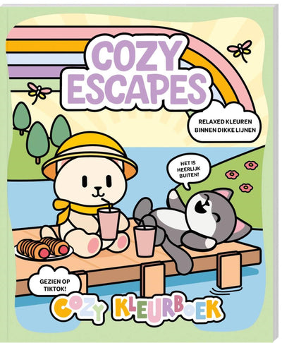 Livre de coloriage cosy - escapades cosy nouveau