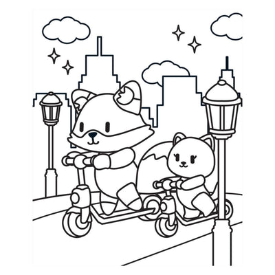 Livre de coloriage cosy - escapades cosy nouveau