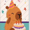 Calendrier d'anniversaire - capybara alle