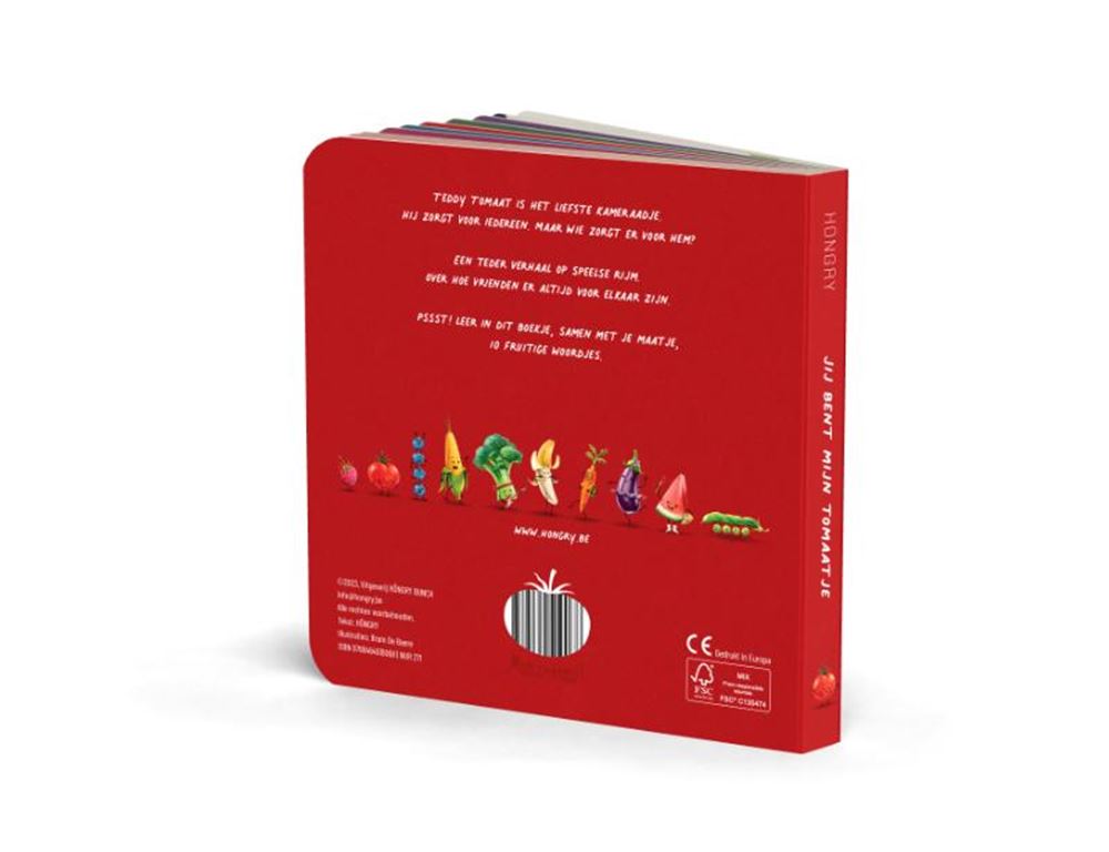 Livre cartonné : tu es ma tomate. 1+
