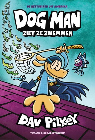 Basic Book Dog Man Part 8 Dog Man les voit nager